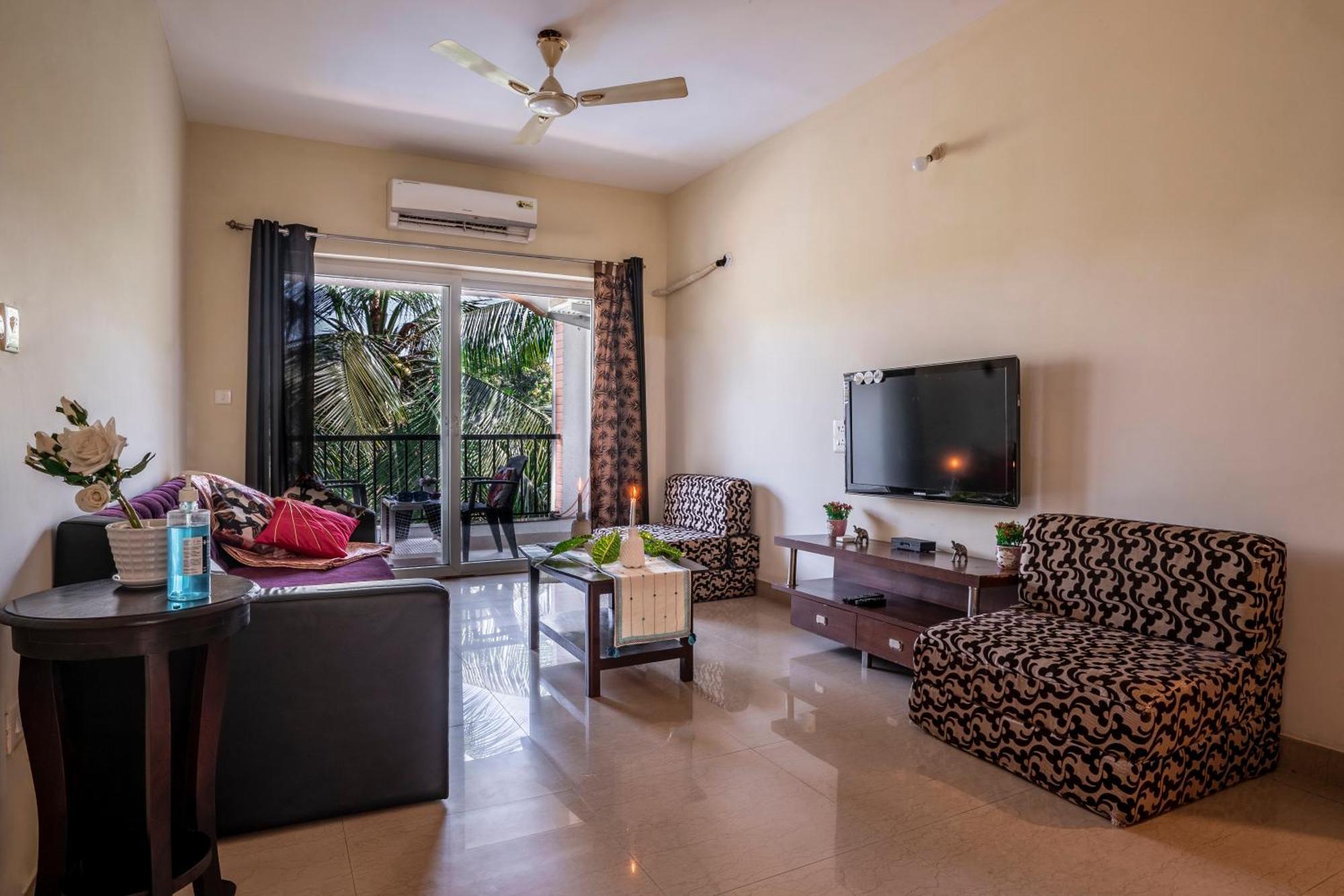 Goa Chillout Apartment - 1Bhk, Baga Exterior photo